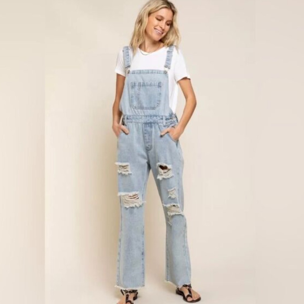 POL Denim Overalls
